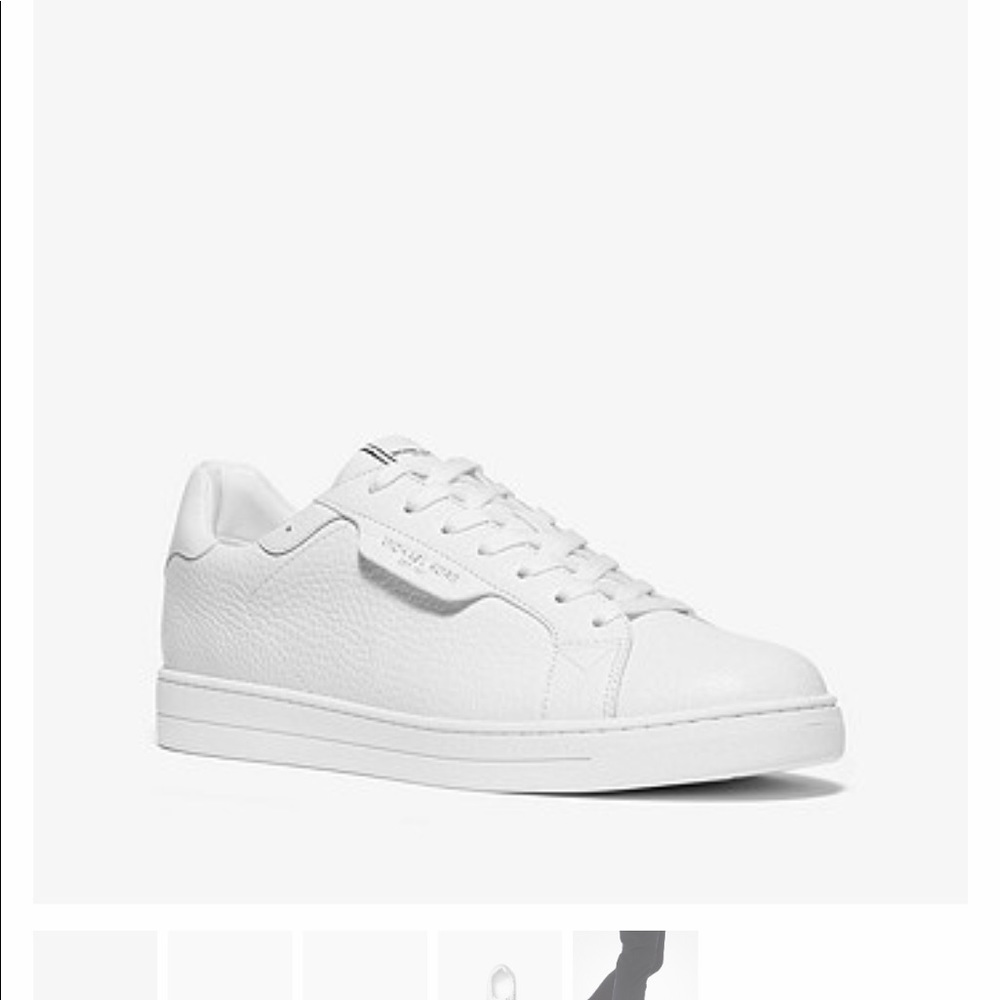Michael Kors Men’s Keating Pebbled Leather Sneaker